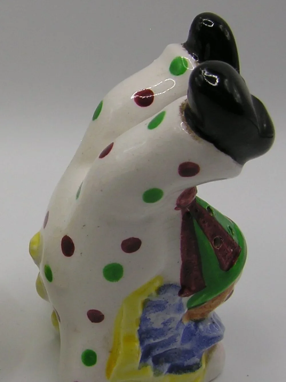 Vintage Made in Japan Tumbling Clown Salt and Pepper Set